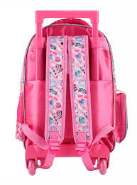 Mochila Ruedas Lonchera Estuche Minnie