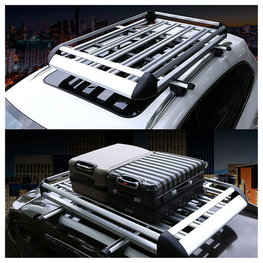 Portaequipajes malla aluminio 125x90 cm